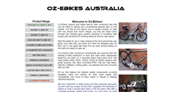 Desktop Screenshot of oz-ebikes.com
